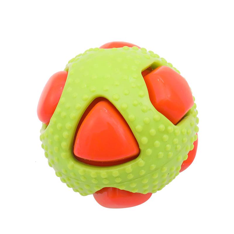 

Squeaky Bounce Ball Dog Toy – Durable Chew-Resistant Toy with Sound Makers, Teething Relief Interactive Play for Boredom-Busting 8.2cm зелёный