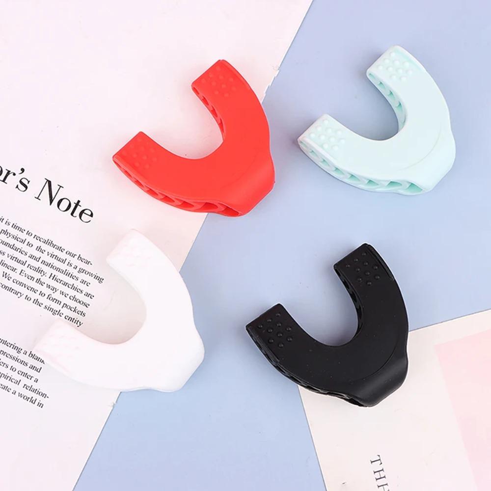 

Silicone Neck Toning Equipment Jaw Trainer Double Chin Reducer Jaw Exerciser Tool Women