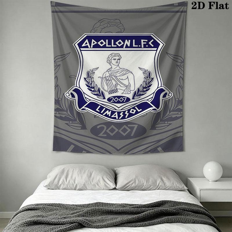 Apollon logo Wall Hanging Printed Fabric Blanket Decorative Tapestries for Bedroom Living Room Home Decor