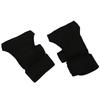 1Pair Leisure Fitness Neoprene Sporting Gloves Silicone Antiskid Hook&loop Fixed(black M )