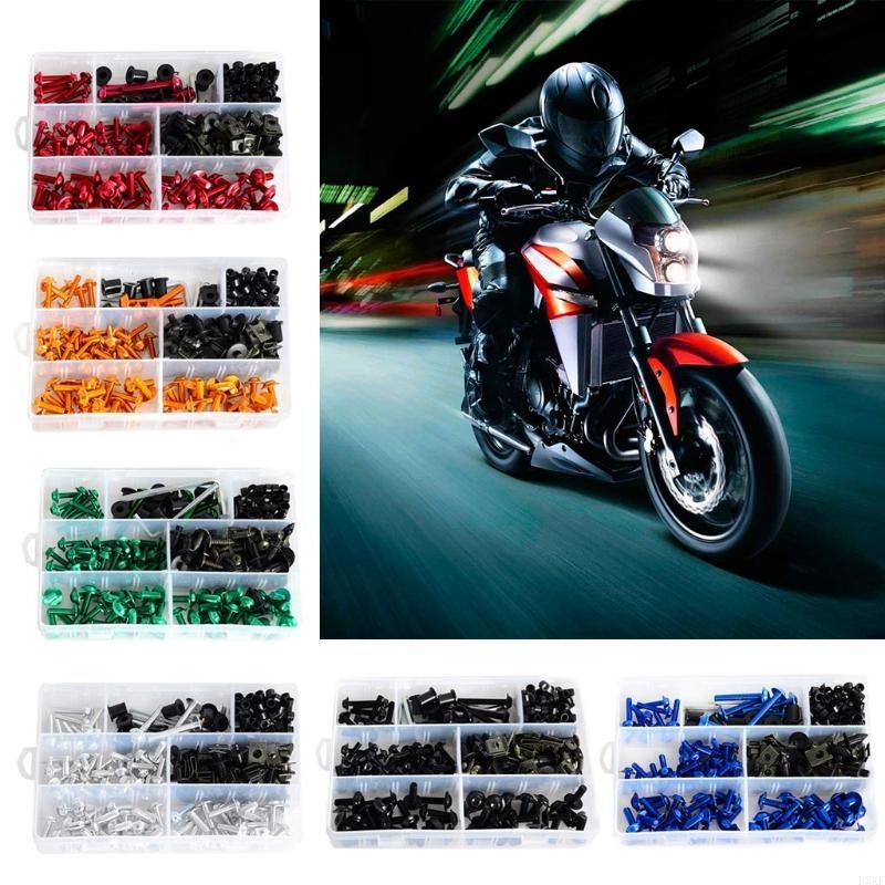 2025 New 251pcs Motorcycle Fairing Bolts Fastener Clips Screw Durable Stylish Motorcycle High Quality Replacement