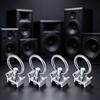 L Track Single Stud Fitting Cargo Rail Clips for Standard L-Track Channels, 16 Pack Tie-Down Hardware for Trailer