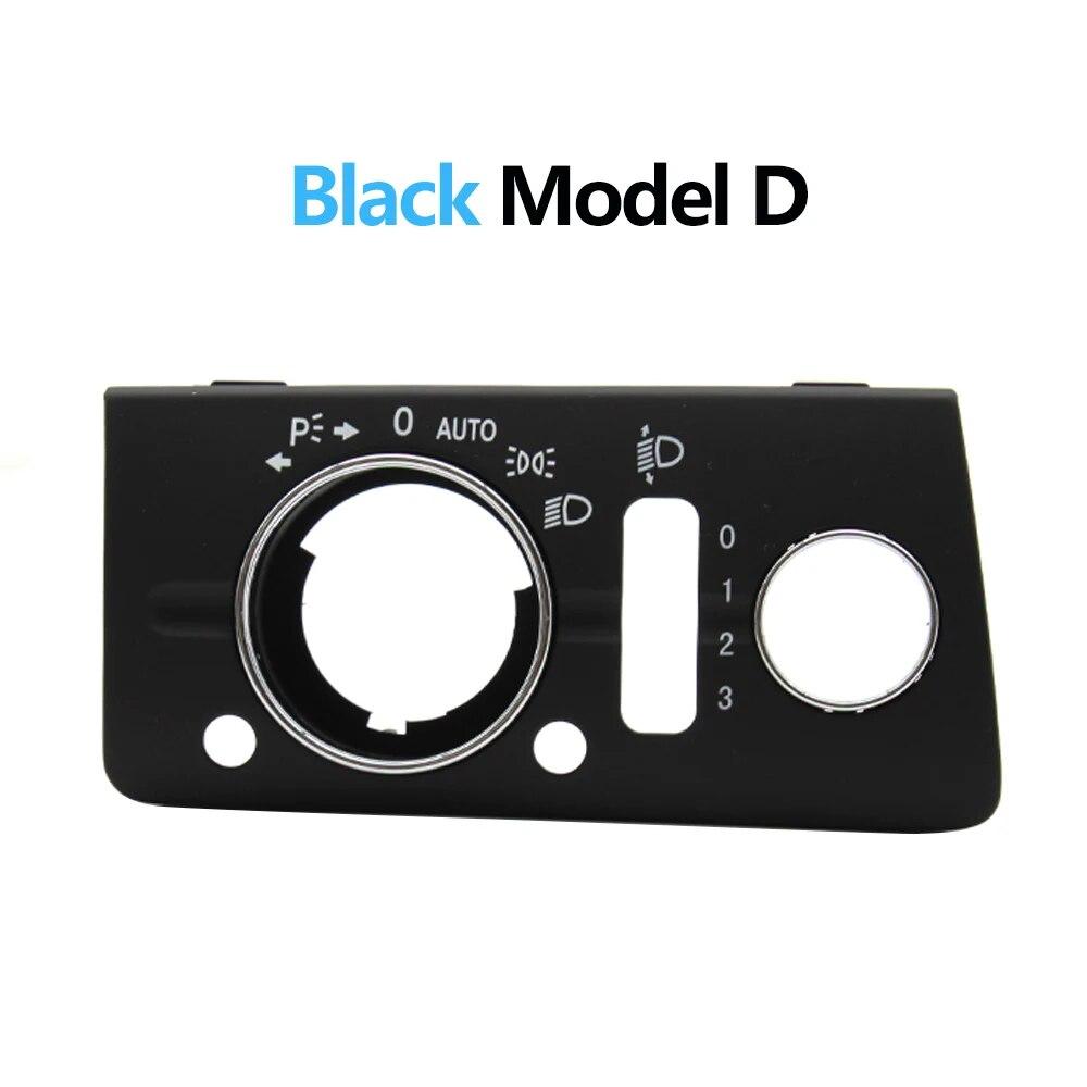 

LHD передняя левая приборная панель, фара, переключатель, накладка, замена накладки для Mercedes Benz W211 E Class 320 350 550 2003-2008 W211 Black Model D