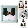 Festive 3 Pieces Set Christmas Bathroom Decoration With Santa Toilet Seat Cover