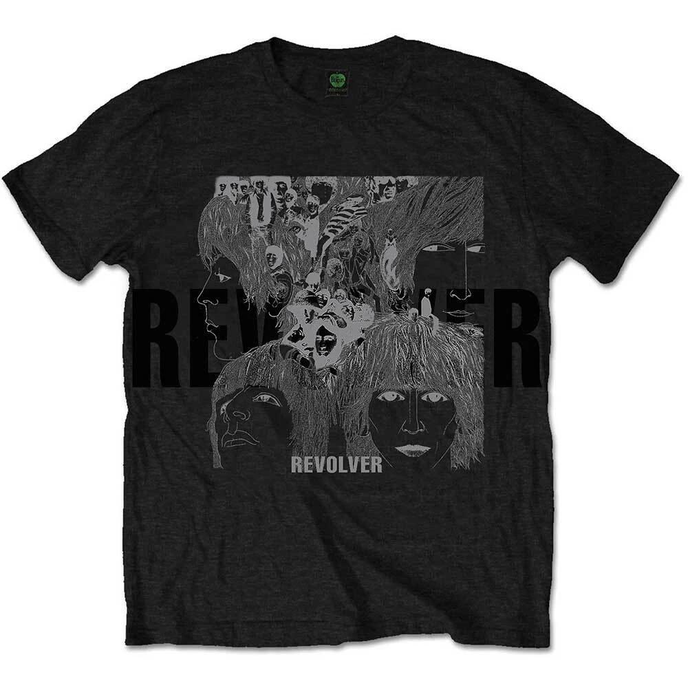 Unknown Men s Reverse Revolver T Shirt, Black, M UK 4XL