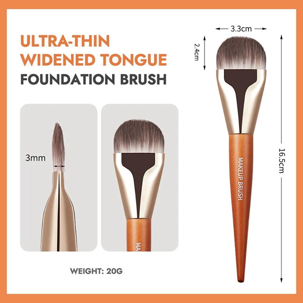 Flat Head Makeup Brush Foundation Brush Quickly Apply Foundation Makeup