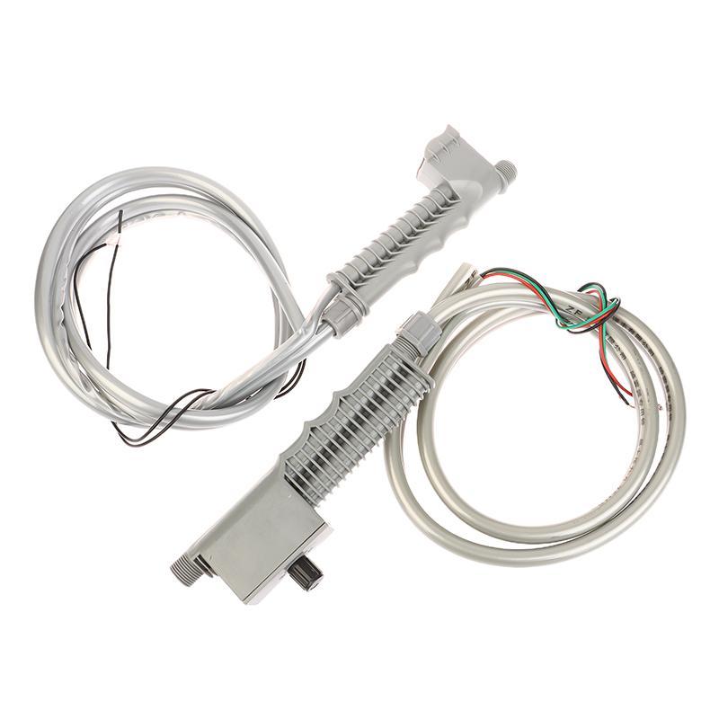Power Switch Handle for Electric Sprayer, Dual-Line Hose Outlet Pipe, Control Line in Random Hue.