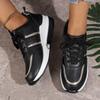 Women's Sports Casual Shoes Fashion Slope Heel Thick Sole Large Size Casual Sports