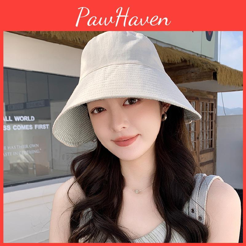 Doublesided Cotton Fisherman Hat With Wide Brim For Sunshade And Breathability