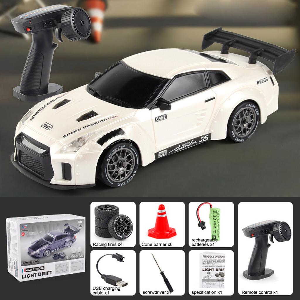 Children's Racing Remote Control Racing Car Four-wheel Drive Half-scale High-speed Drift Car Boy Remote Control Car Toy