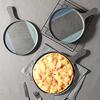 Pizza Plate Thickened Diamine Plate Imitation Porcelain Plastic With Handle Round Plate Barbecue Meat And Vegetable Plate