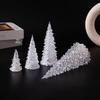 Colorful Acrylic Christmas Tree Night Lights (3-Pack, 22cm)