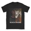 Vintage The Black Phone Horror Movie Tshirts Unisex Crewneck Pure Cotton T Shirt Short Sleeve Tees Gift Idea Tops