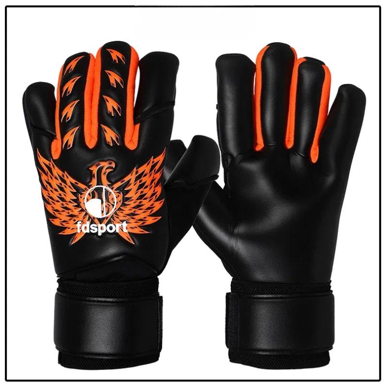 Flying Shield Football Goalkeeper Full Latex Gloves for Children and Adults Games Royal Series 2.0 Wear-resistant