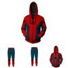 Spiderman Zip Hoodie Jacket T-shirt Trousers Set Hip Hop Marvel Cosplay Costume