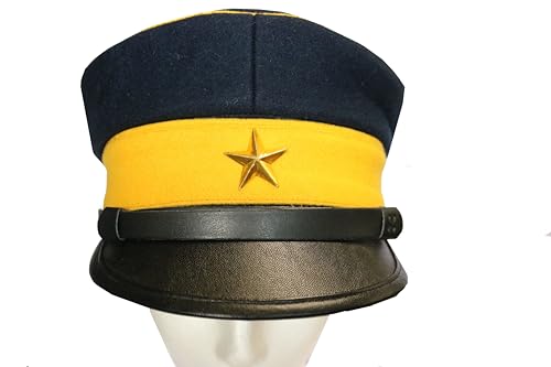 [Hosaku Co., Ltd.] Imperial Japanese Army Replica Hat, Meiji 19 (1886), Type 2 Infantry Cap, High-Quality Replica, Cosplay Cap (61cm)
