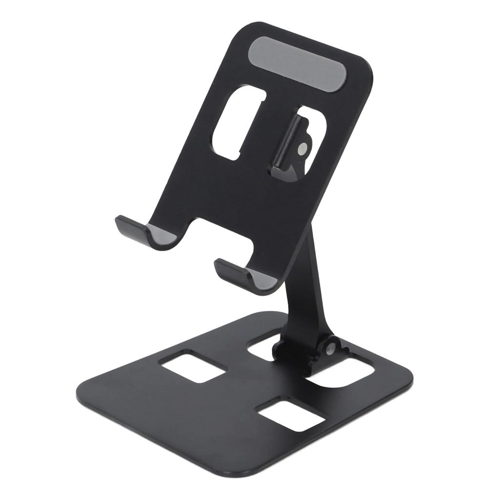 Desk Phone Stand Aluminum Alloy Adjustable Angle Antislip Silicone Phone Holder Stand for Tablet Pho