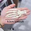 1Pcs/1Pair 3D Printed Realistic Flexible Joint Skeleton Hand Model Ghost Halloween Party Decoration Home Ornament