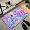 Art C-Colorful c-comics Floor Mat Soft Flannel Floor Mat  Suitable for Entryways, Living Rooms, Bedrooms, and Bathrooms