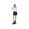 Anta Solid Color Elastic Waist Woven Breathable Shorts Women Shorts Black 962228316-3