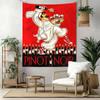 Chef Wine Wall Decor Tapestry Art For Pet Memorial Birthdaywedding Party Backdrop Family Gift