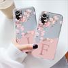 For Poco M5S PocoM5S Phone Case Flower Alphabet Letter Cover Soft Silicone Transparent Bumper Couple Fundas For Poco M5S Shell