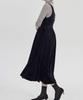 Maia Velvet Flower Dress - Teal Blue (Tencel T-Shirt Set)