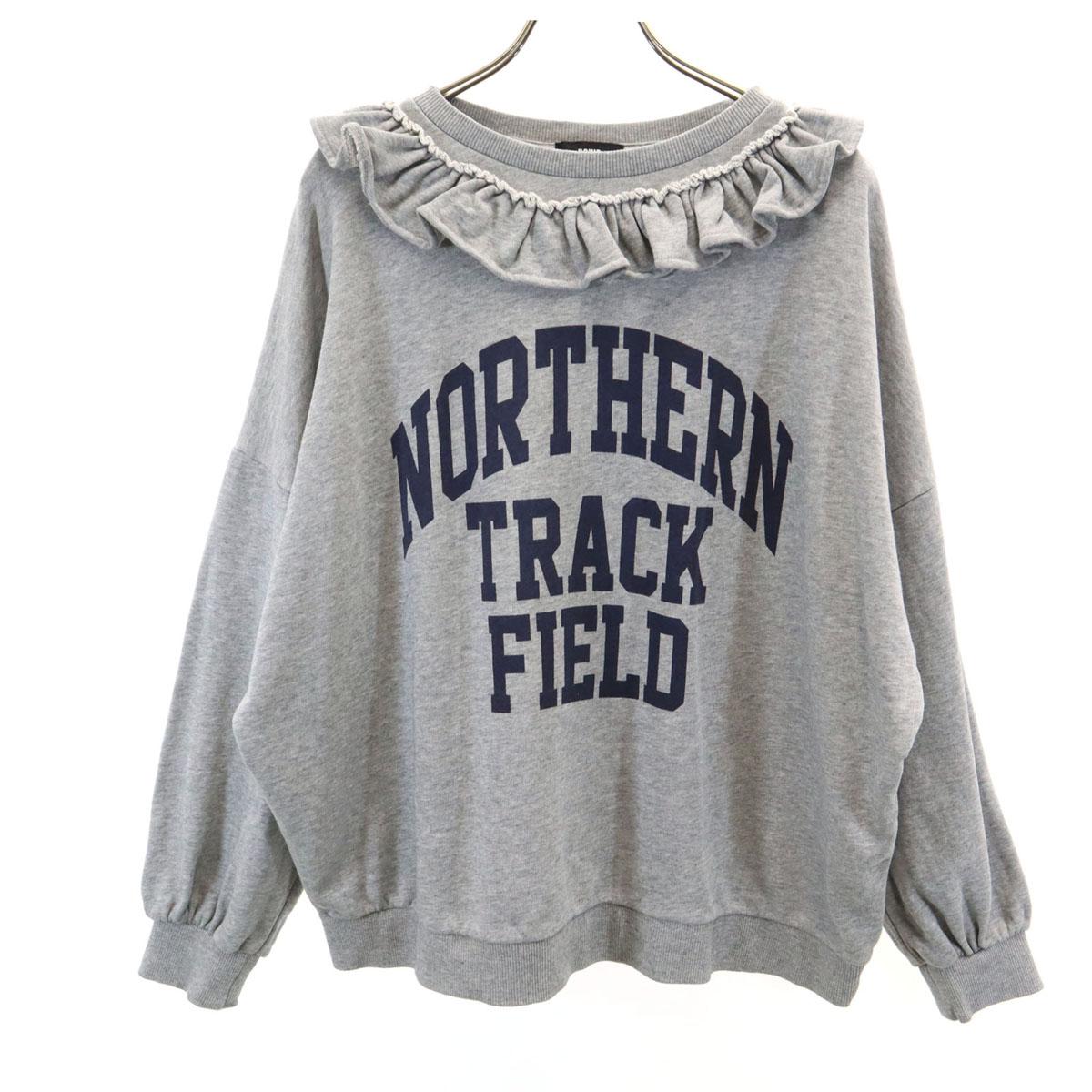 

RODEO CROWNS WIDE BOWL Long sleeve Sweatshirt with ruffled collar trainer Women Used