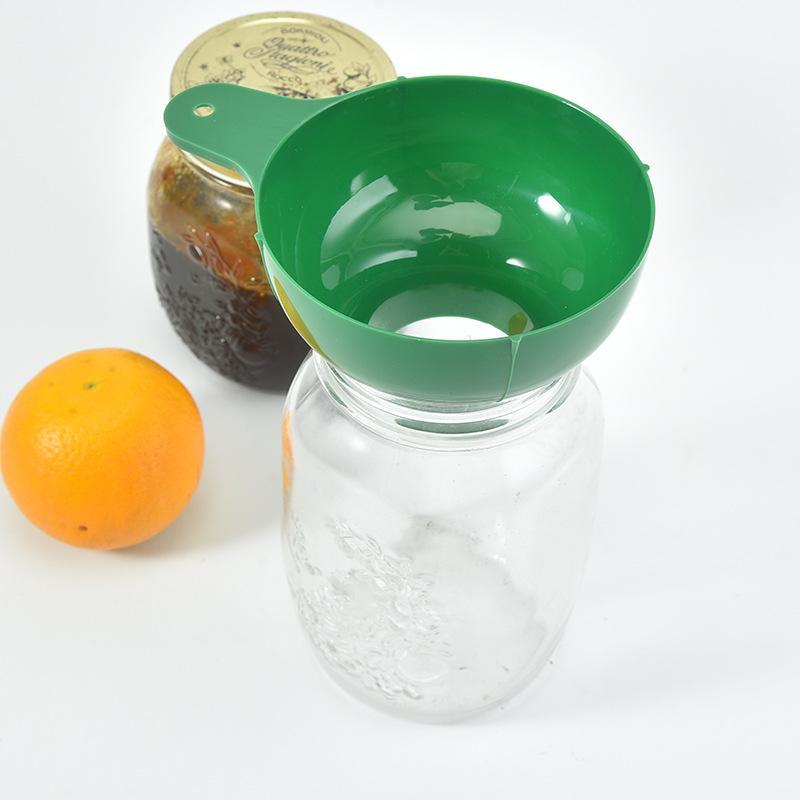 Set da 2 Pezzi Imbuto ad Ampia Bocca di Alta Gamma in Plastica Popolare per Condimenti per Insalate Liquidi Strumenti Ampi Gadget Imbuto a Bocca Cucina Filtro per Conserve