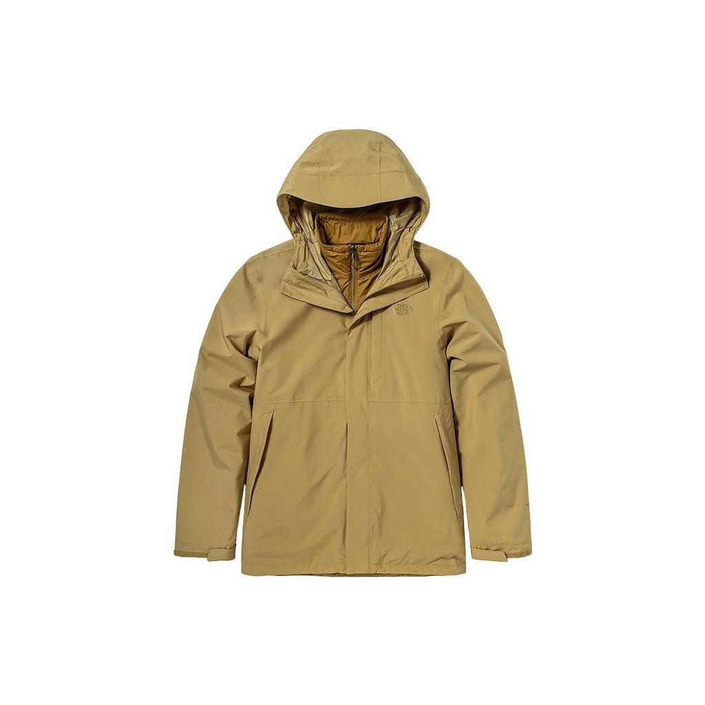 THE NORTH FACE Outdoor Hiking Waterproof, Windproof, Thermal, Water Repellent Windbreaker Jacket Men's Khaki NF0A5B2X-17F