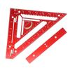 Aluminum Alloy Carpentry Square 8.3 Inch Layout Measuring Tool Triangular Ruler  Flatwork Markings