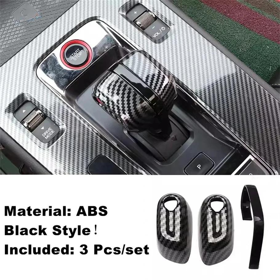 

Car Gear inner decorative frame And Gear Head Handle Cover Trim Accessories For GAC Trumpchi Empow 2024 Black Style