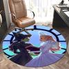 Witch and Princess,Fantasy Dress Up Set Chair Mat Round Rug Office Carpet, Non Slip, Suitable for Living Rooms, Bedrooms,Decor1205899a