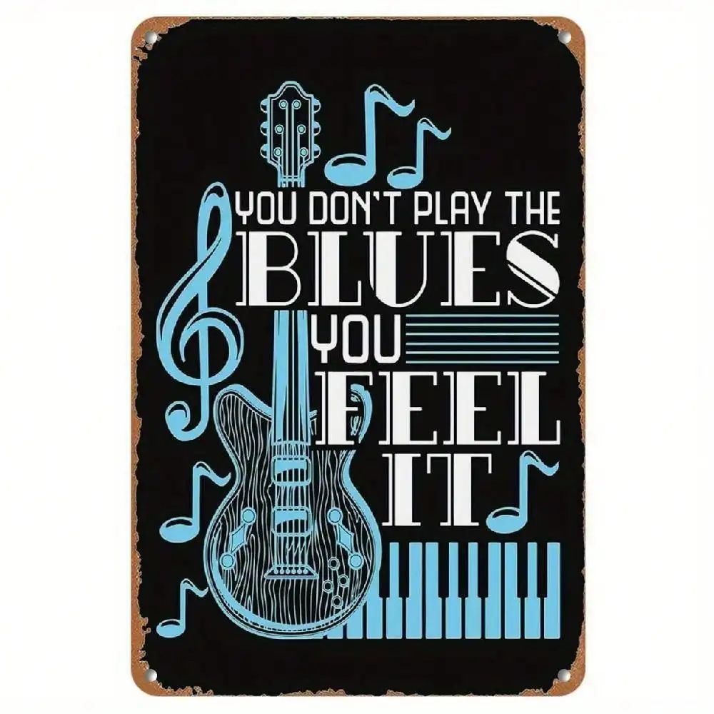 Retro Metal Wall Art Home Decor Living Room Painting 20x30cm