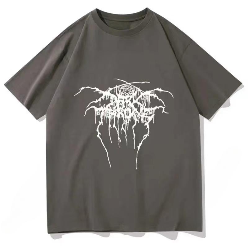 Hip Hop Oversized Playboi Carti Punk Is Not Ded Opium Saves Lives Print Tshirt Men  Casual Loose T Shirt Men's Black Tees