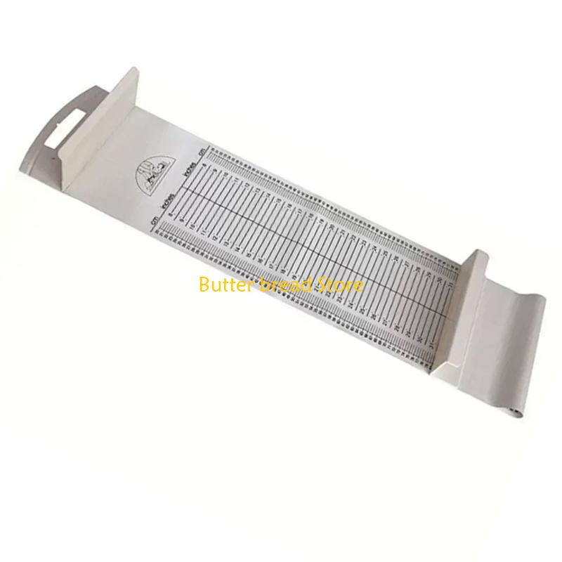 W89C Foldable Baby Height Measuring Mat, Infant Growth Tracking Mat Height Measuring Ruler for Monitoring Infant Baby Growth