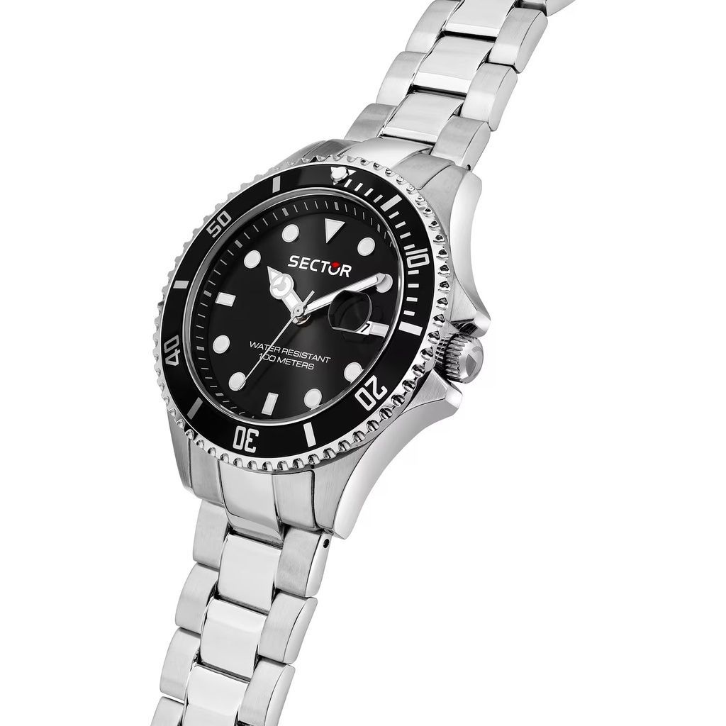 Sector 230 Stainless Steel Black Dial Quartz R3253161058 100M Men's Watch