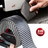 Carbon Fiber Car Door Plate Sill Scuff Cover Anti Scratch Stickers 2M For Ford