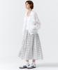 Eilubeu Check Long Skirt Aaresk103A