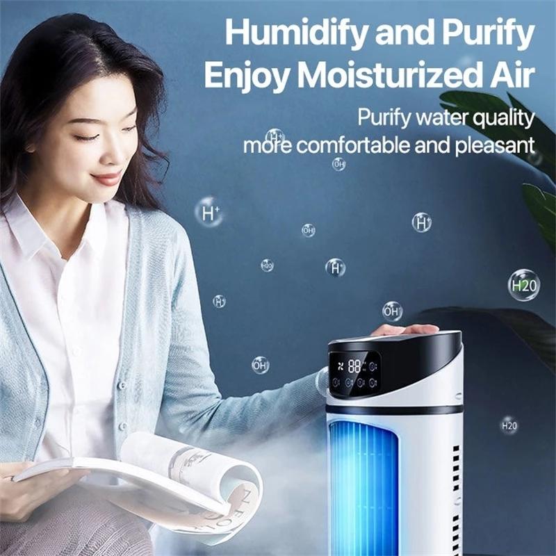Tragbare Klimaanlage USB Mini Klimaanlage Luftkühler Ventilator Wasserkühlventilator Klimaanlage Luftkühler Für Zuhause Büro