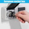 Socket Lock With Key Lockable Power Anti-Theft Lock Child For Protection Zinc Alloy Socket Lock Household Safety Lock