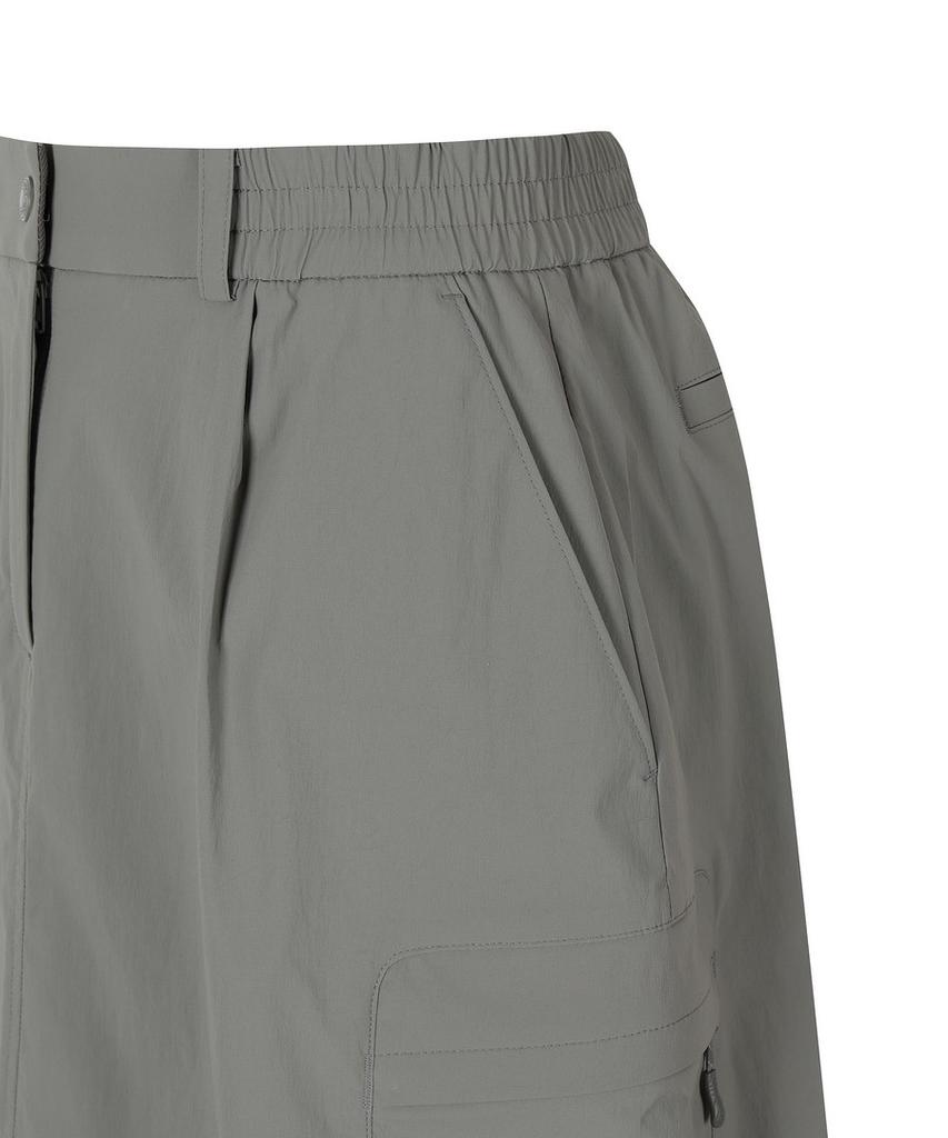 DISCOVERY EXPEDITION Freshvent Women'S Bermuda Cargo Skirt (Grey)