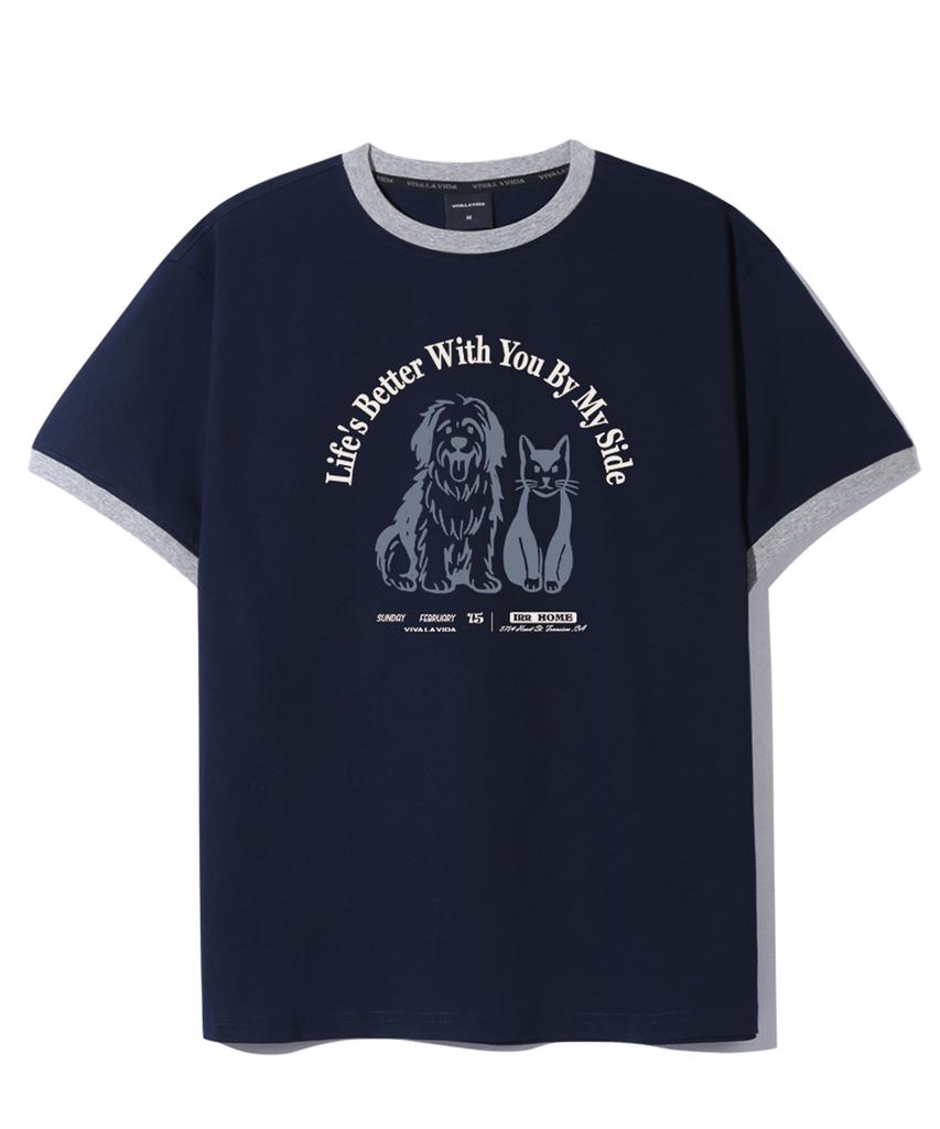Bibalabida Together Ringer Short Sleeve T-Shirt