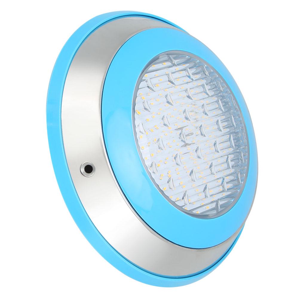 12W Waterproof IP68 Underwater Lamp 12V LED Wall Mounted Swimming Pool Light Warm Light( )
