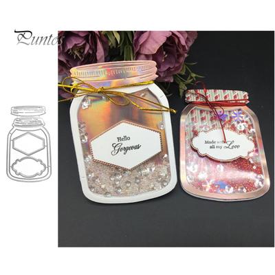Dilek Şeker Şişesi Metal Kesme Kalıpları DIY Scrapbook Kabartma Kağıt Kartları Şablon