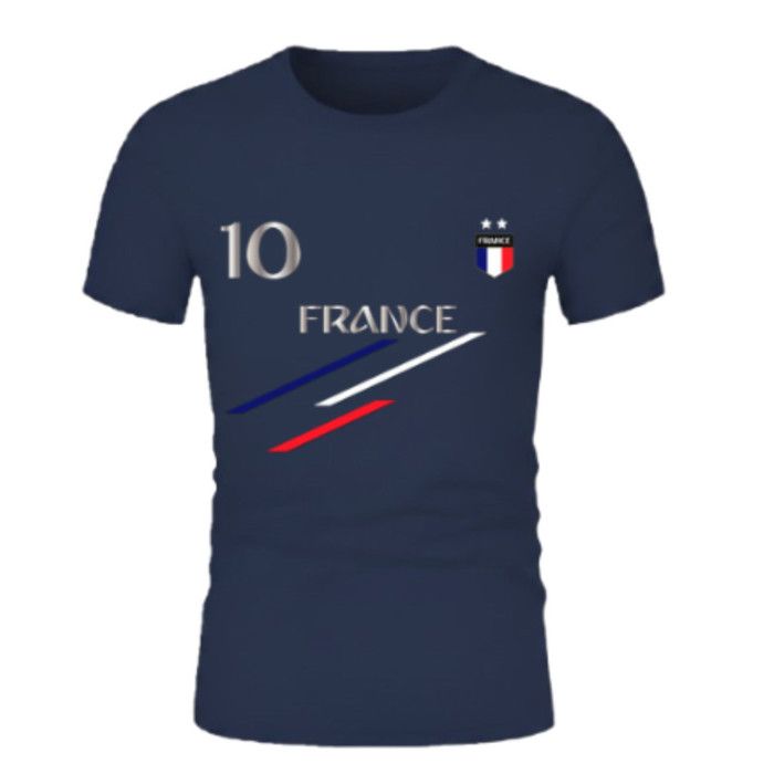 Ensemble Foot Homme Style France - Maillot & Jogging Léger - Édition Spéciale été - - Bleu