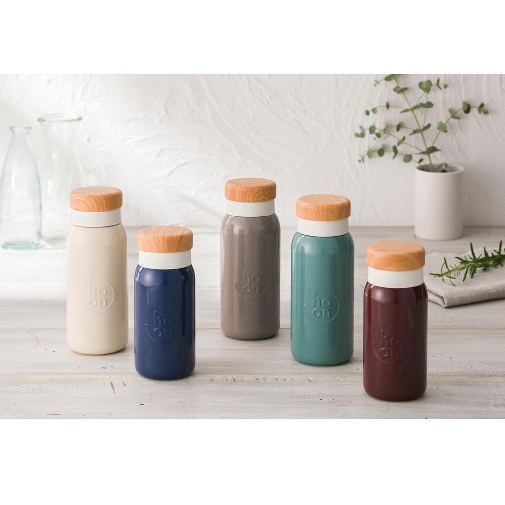ALLGO Canister Mug Tumbler (400ml) Bottle Cream / Green