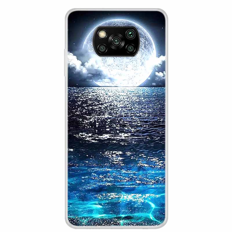 For Poco X3 Pro Case X3 NFC 6.67" Clear Marble Soft TPU Silicone Back Case for Xiaomi Poco X3 NFC Phone Covers Shockproof Fundas