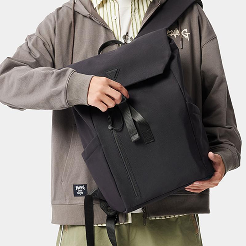 New LiNing Sports Life Collection Polyamide Backpack Unisex Black ABSV161-1