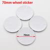 4 Stück 56mm 60mm 65mm 70mm 80mm BBS Logo Autoaufkleber für Auto Radnabendeckel Emblem Felge Nabenkappe Abzeichen Styling Zubehör